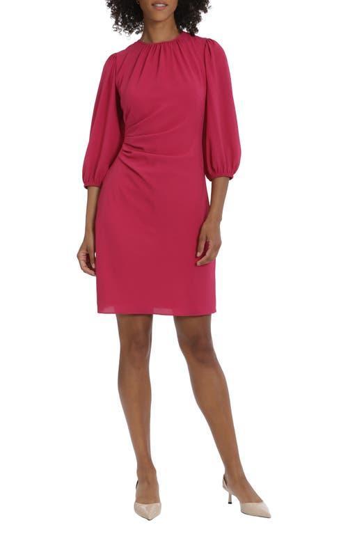 Maggy London Womens Puffed 3/4-Sleeve Dress Product Image