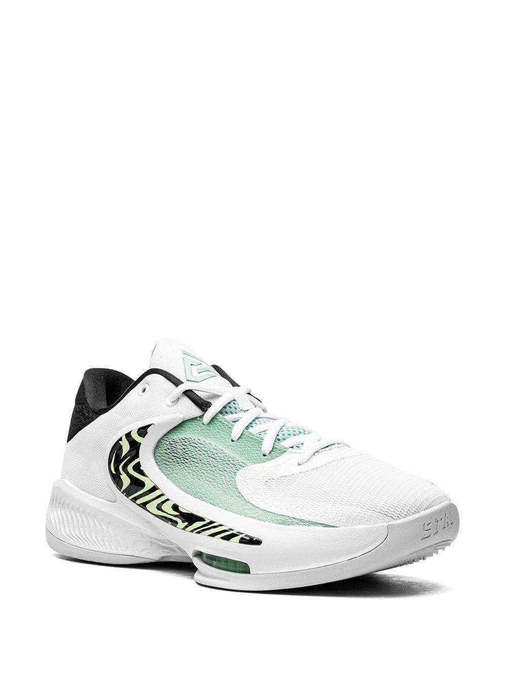 NIKE Men's Giannis Freak 4 "greek Coastline" Basketball Shoes In White/black/volt Product Image