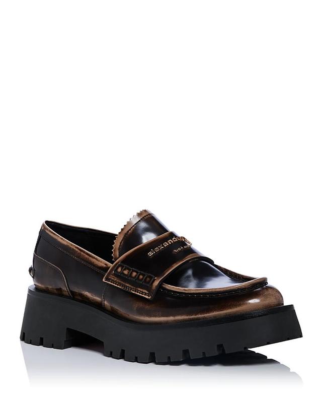 Alexander Wang Womens Carter Lug Loafer Flats Product Image