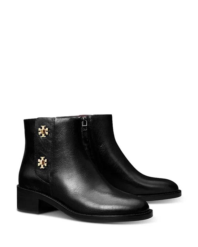 TORY BURCH T-lock Leather Ankle Boots In Perfect Black Product Image