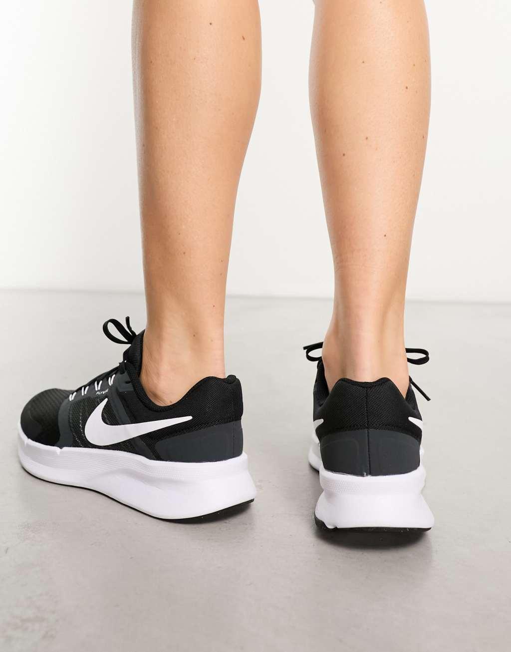 Nike Run Swift 3 sneakers in black and white  Product Image