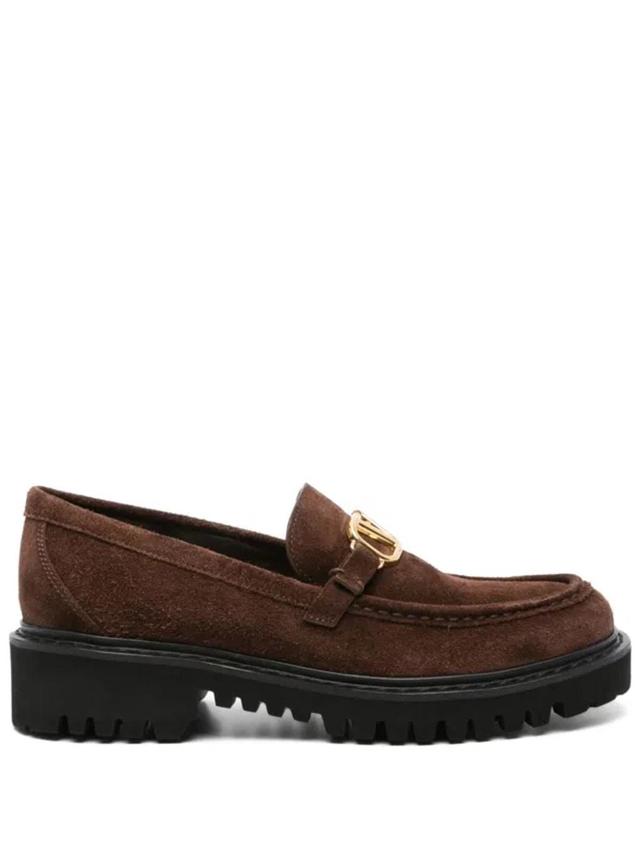 Vlogo-signature Loafers In Nero Product Image