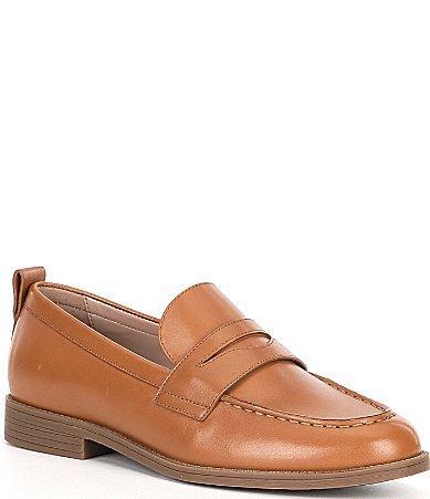 Cole Haan Stassi Leather Penny Loafers Product Image