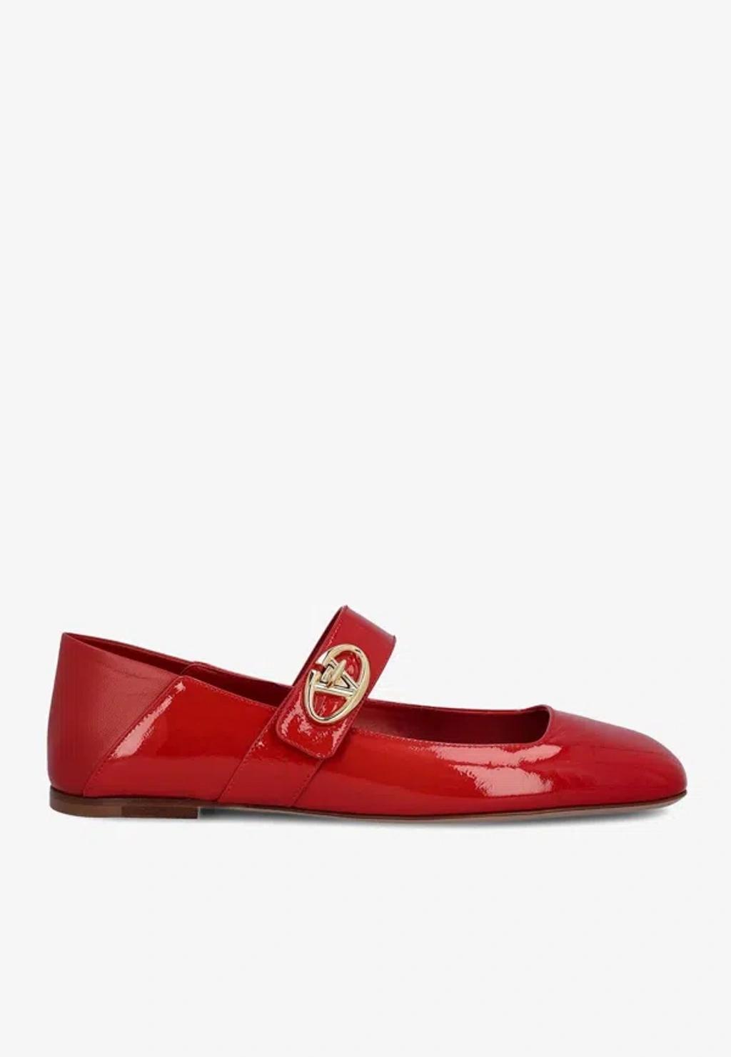 VALENTINO GARAVANI Flats In Red product image