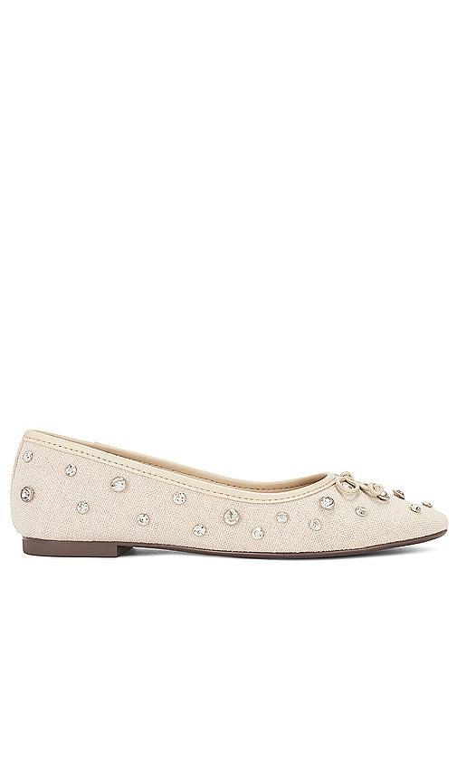 Schutz Arissa Shine (Oyster) Women's Flat Shoes Product Image