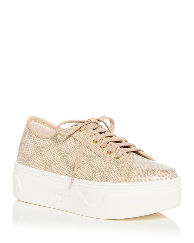 Mcm Womens Skyward Lauretos Platform Low Top Sneakers Product Image