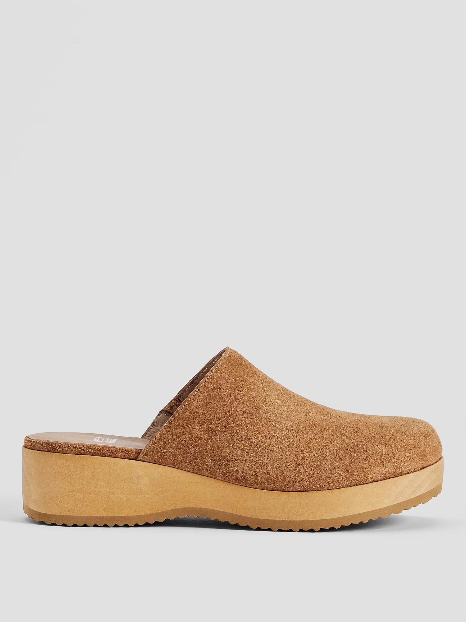 EILEEN FISHER Suede Clogfemale Product Image