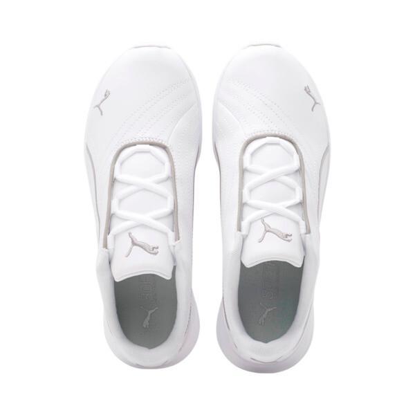 PUMA Ella Lace Up Women's Shoes in White/Silver Product Image