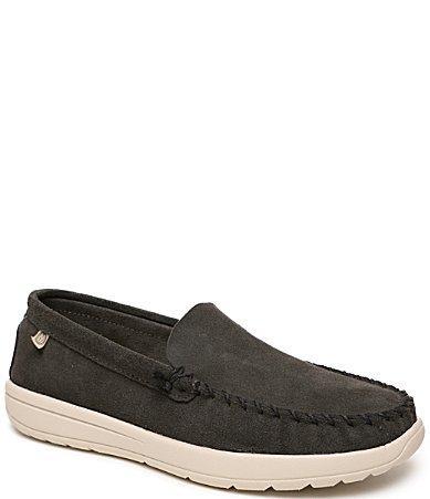 Minnetonka Mens Discover Classic Suede Slip Product Image