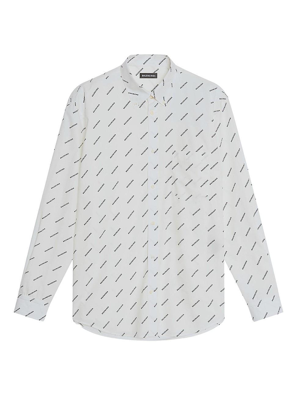 Mens Allover Logo Shirt Product Image