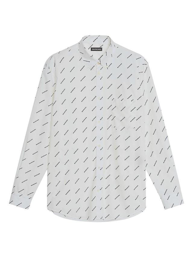 Mens Allover Logo Shirt Product Image