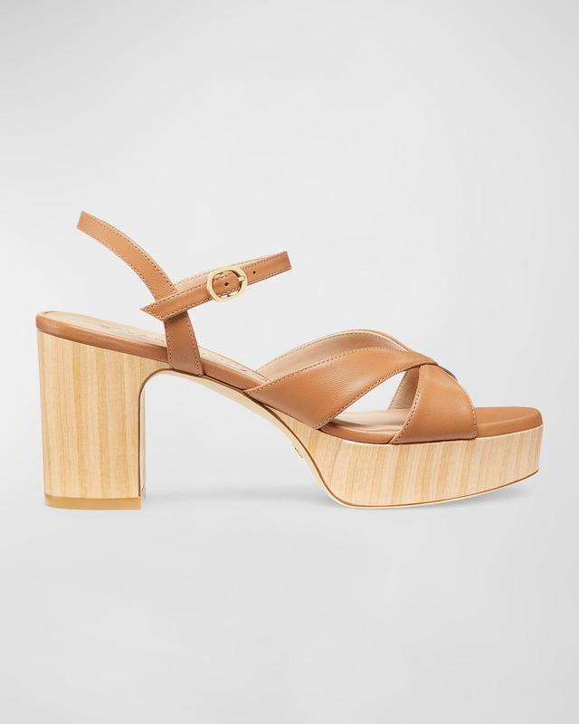 Stuart Weitzman Womens Carmen Midi Platform Sandals Product Image