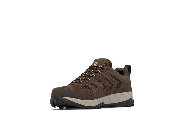 Columbia Strata Trail Low Wp (Cordovan/Golden Yellow) Men's Shoes Product Image