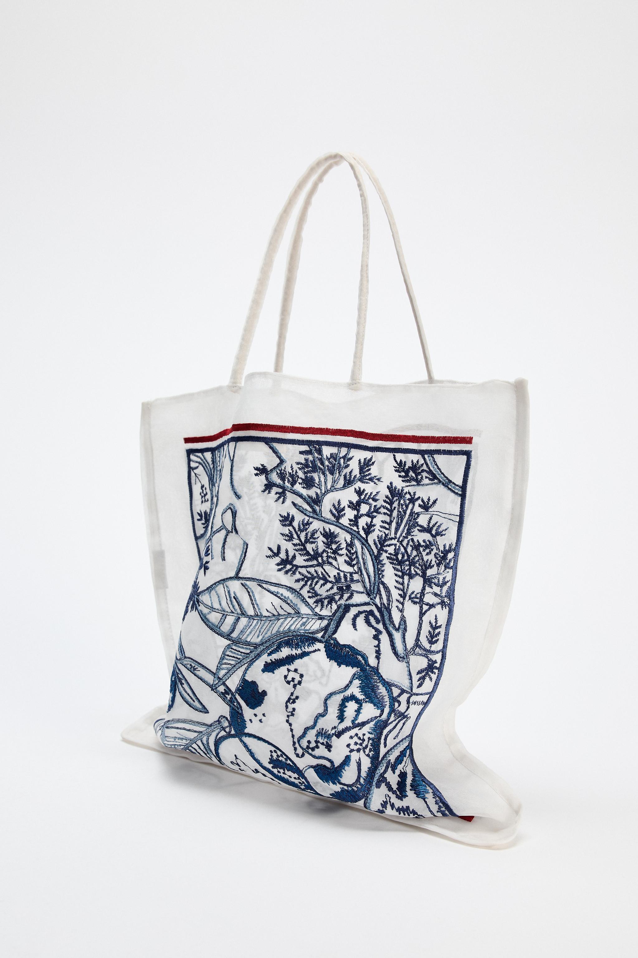 EMBROIDERED FABRIC BAG Product Image