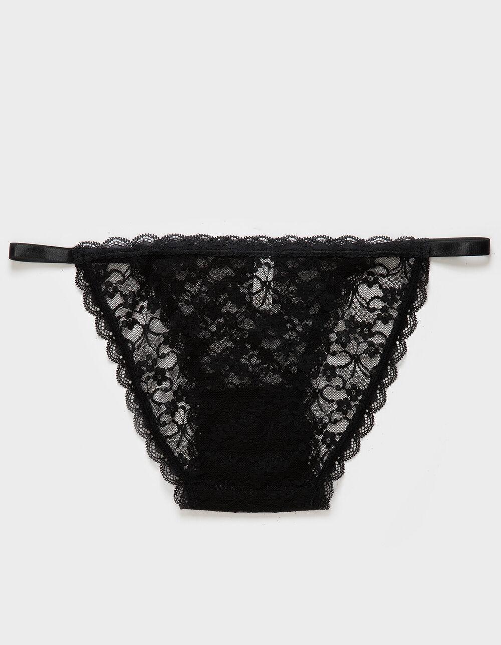 FULL TILT Strappy Side Lace Bikini Panties Product Image