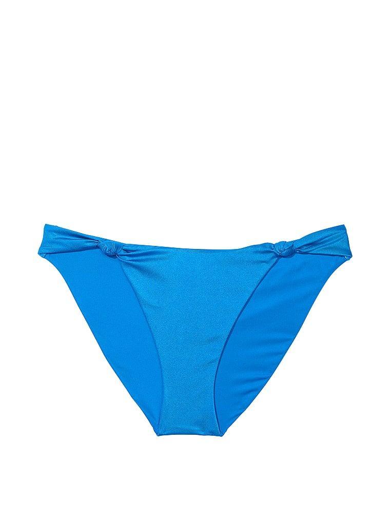 Knotted High-Leg Bikini Bottom Product Image