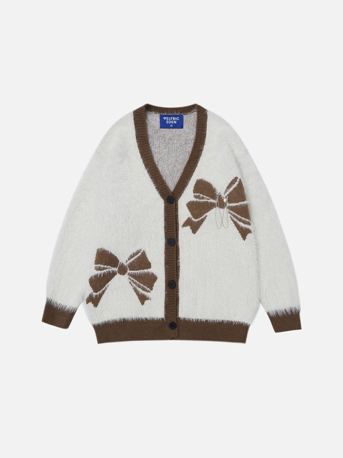 Aelfric Eden Bow Jacquard Cardigan Product Image