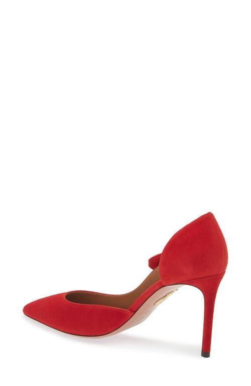 Very Bow Tie Pointed Toe Pump In Red Product Image