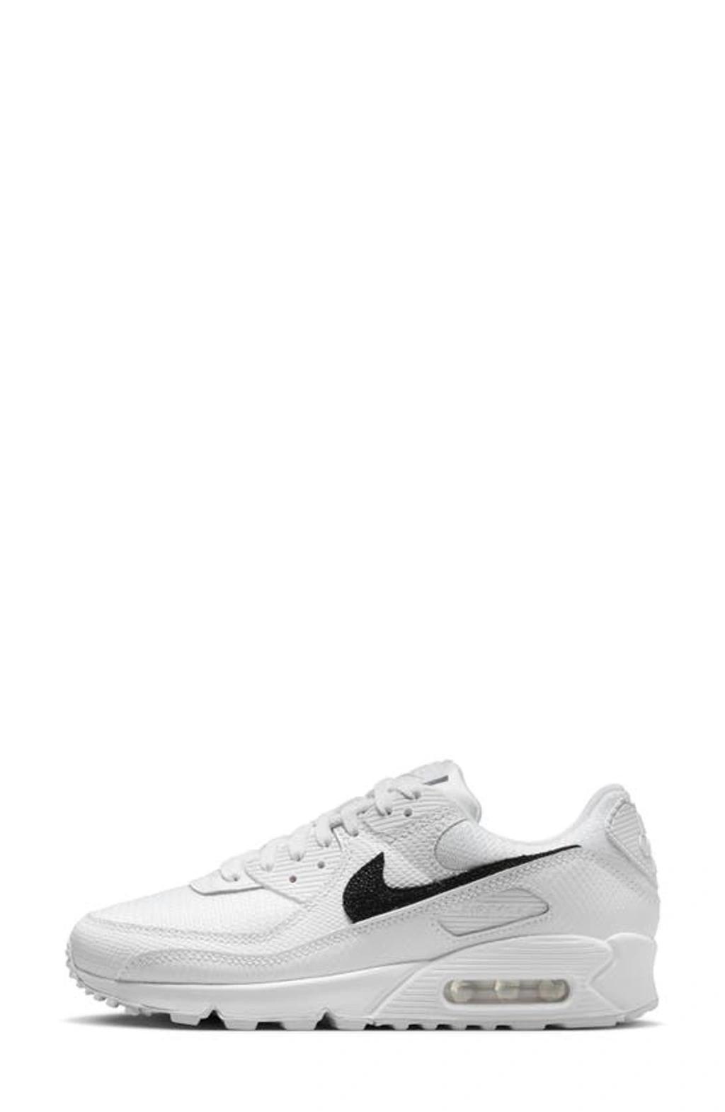 NIKE Air Max 90 Sneaker In White Product Image