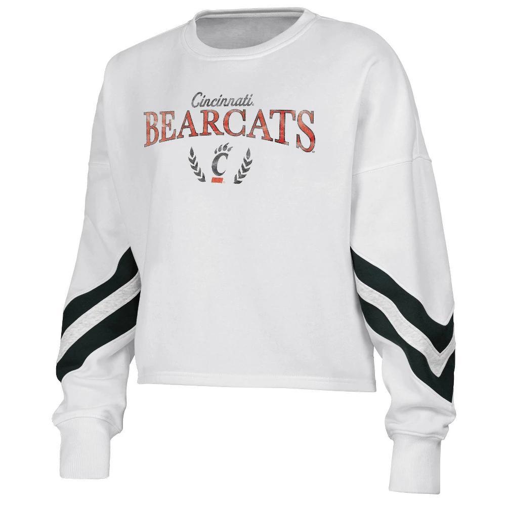 NCAA Cincinnati Bearcats Womens Crew Neck Fleece Sweatshirt Product Image