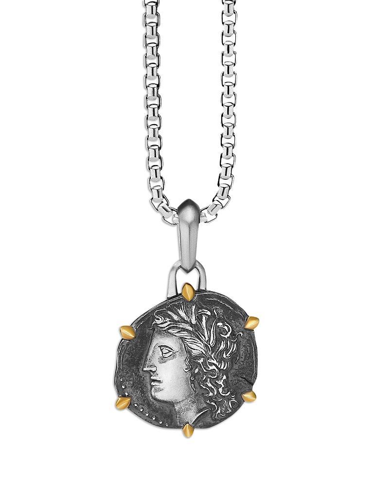 David Yurman Sterling Silver & 18K Yellow Gold Zodiac Sagittarius Amulet Enhancer Product Image