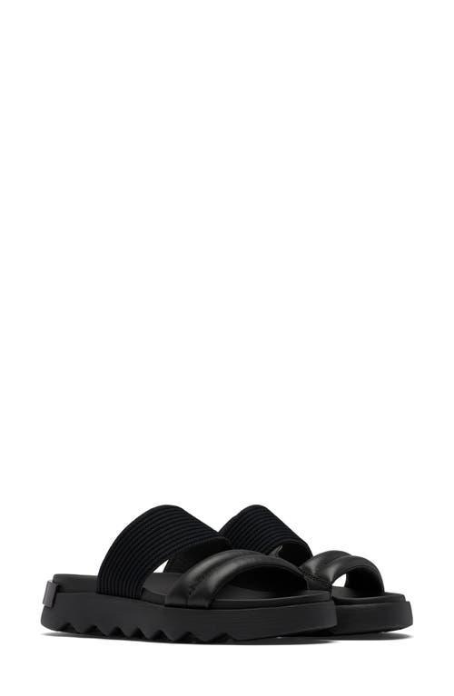 SOREL Viibe Slide Black) Women's Shoes Product Image