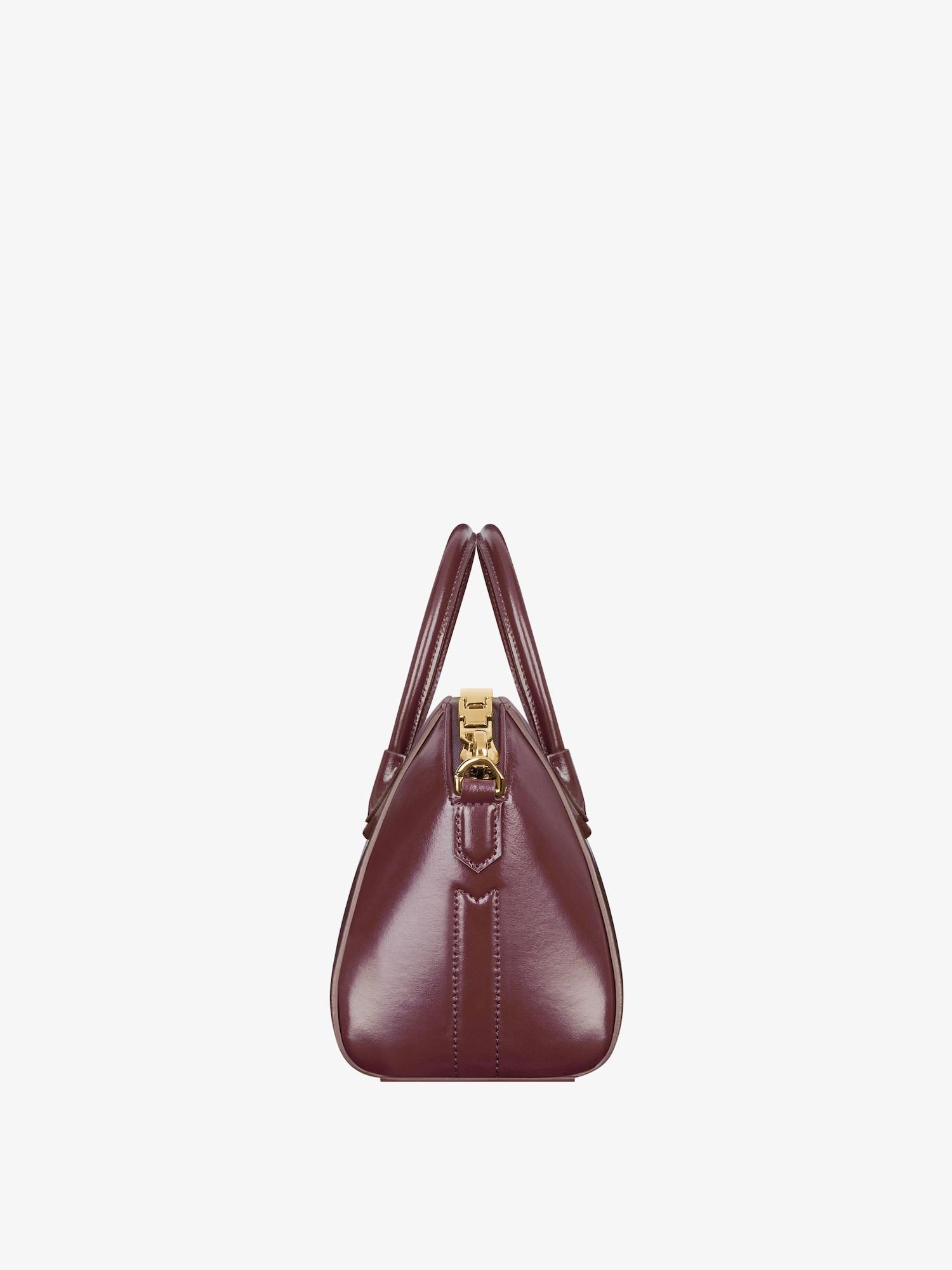 Mini Antigona bag in Box leather Product Image