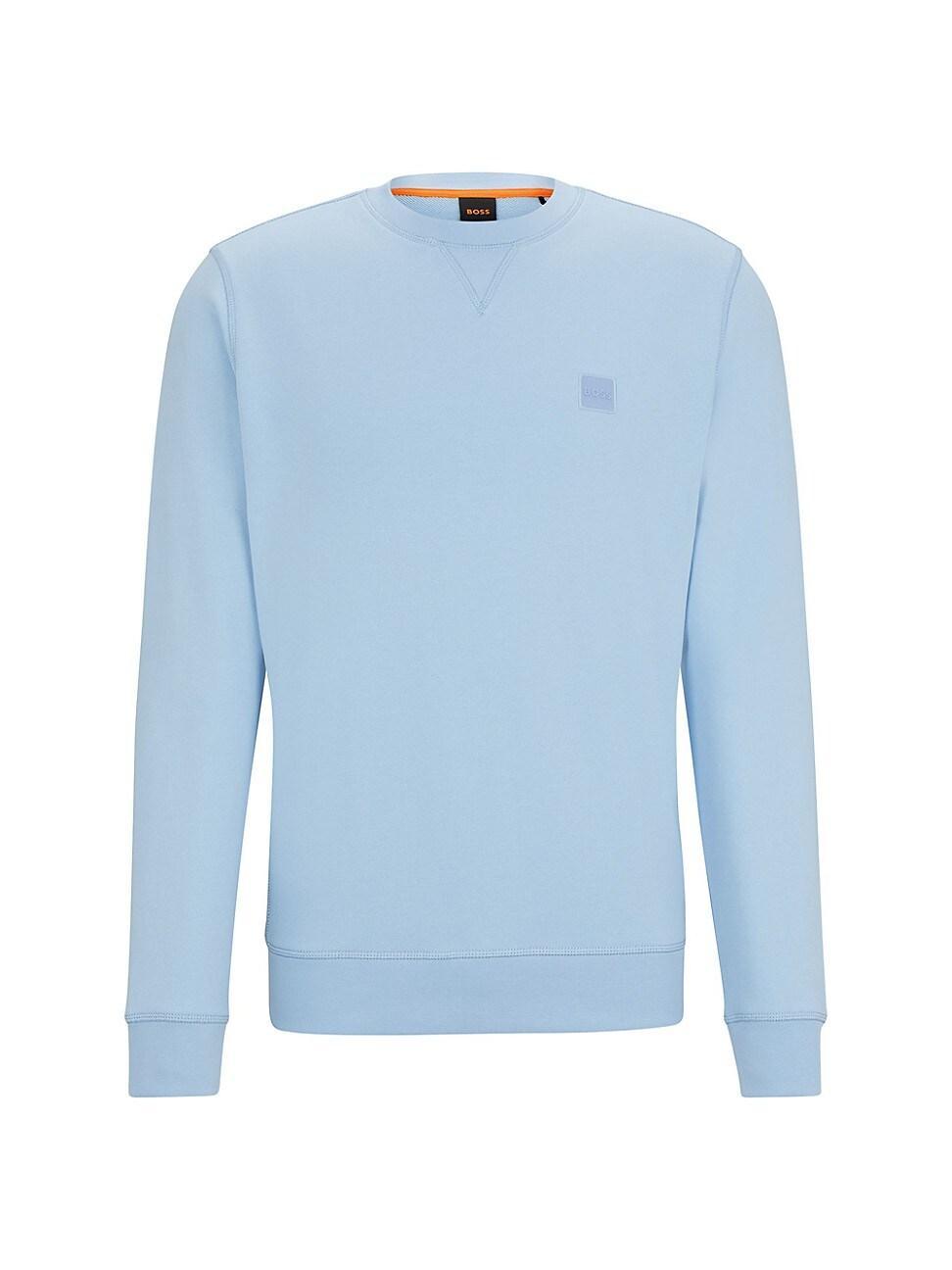 Mens Cotton-Terry Relaxed-Fit Sweatshirt Product Image