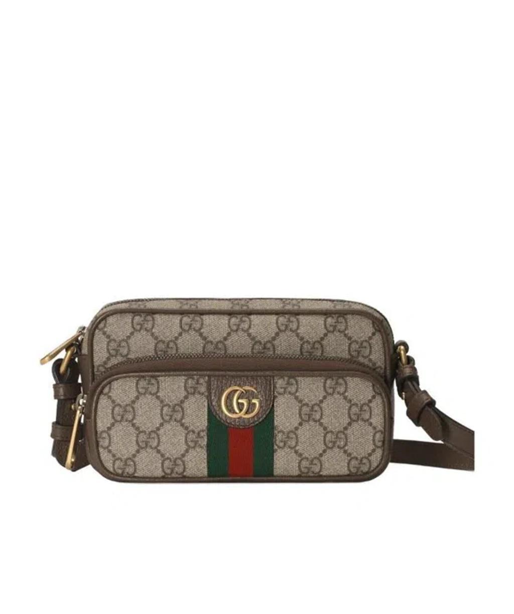 GUCCI Mini Ophidia Gg Shoulder Bag In Cream Product Image