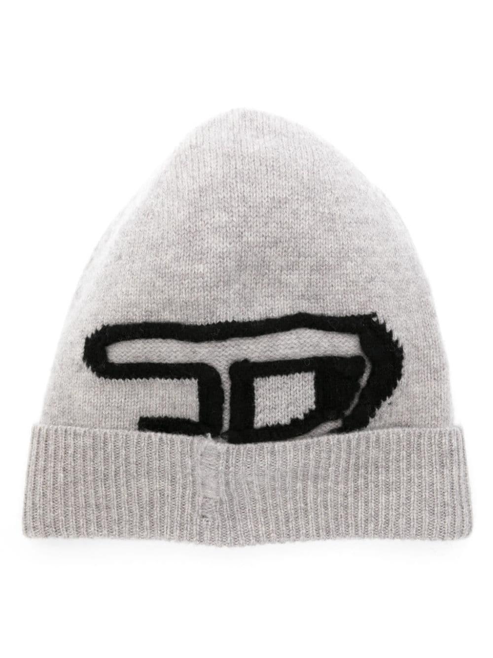 K-peel Wool Beanie In Grey Product Image