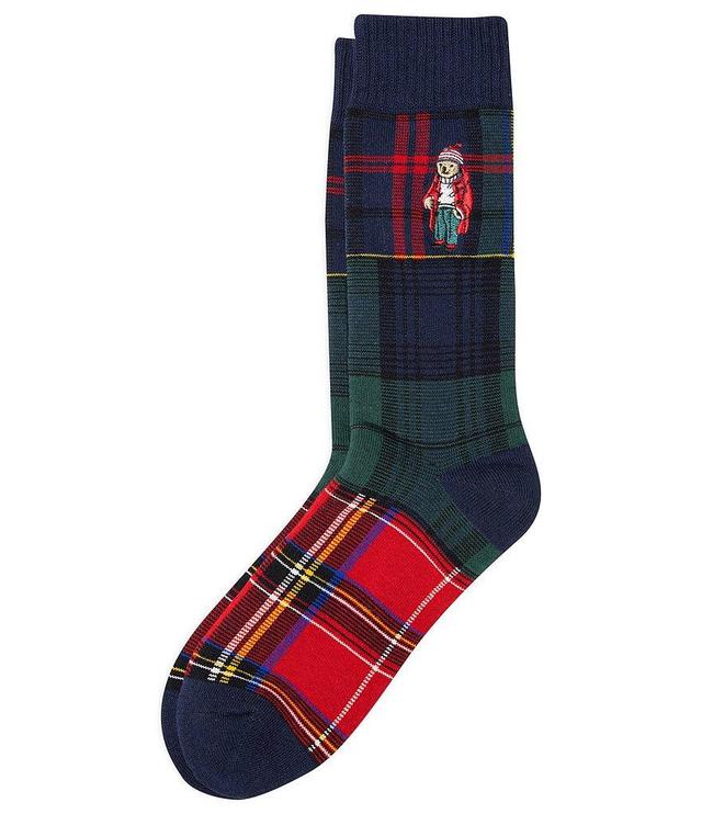 Polo Ralph Lauren Tartan Patchwork Plaid Slack Socks Product Image