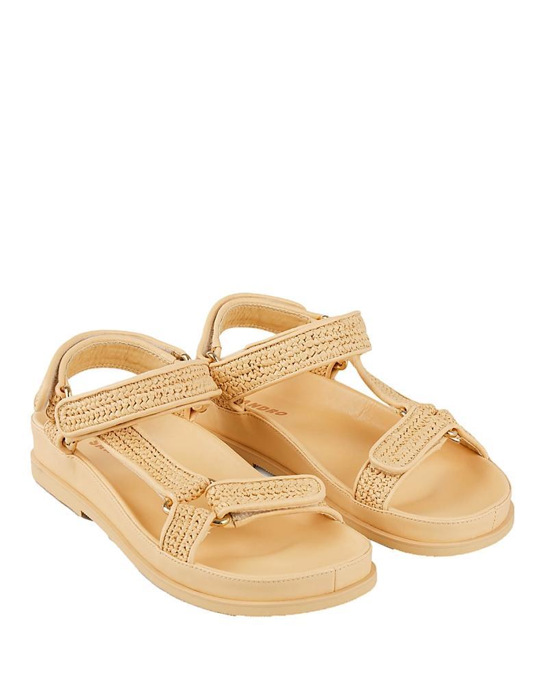 Sandro Womens E24 Raffia Strappy Sandals product image