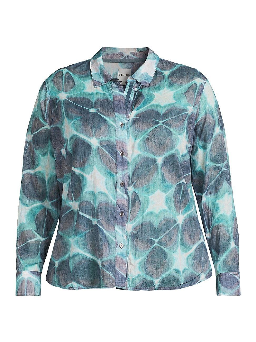 Womens Ethereal Seas Crinkle Shirt Product Image