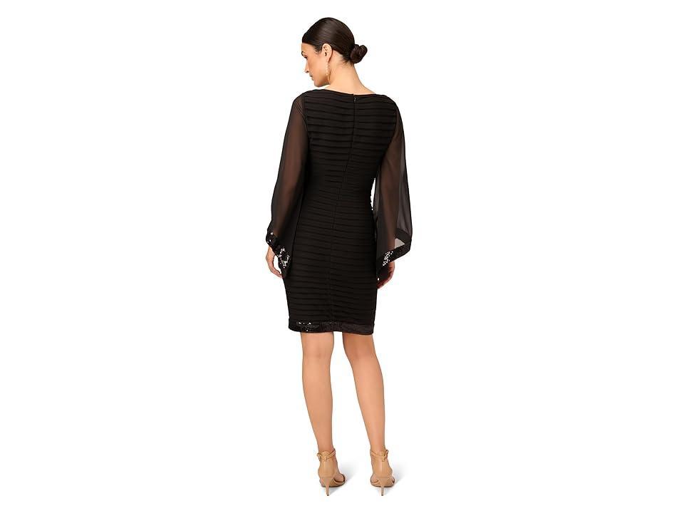 Adrianna Papell Womens Banded Cocktail Dress Product Image