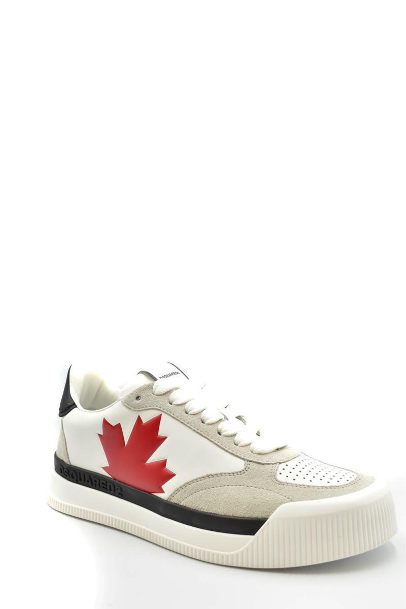 DSQUARED2 Canadian Low-top Sneakers In White Product Image