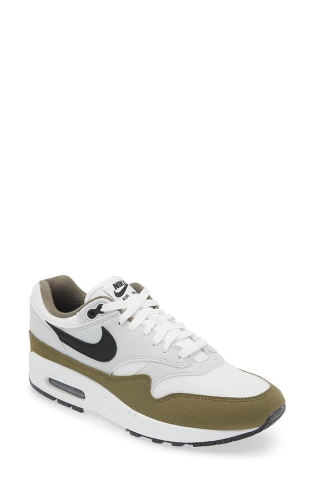 NIKE Air Max 1 Sneaker In White Product Image