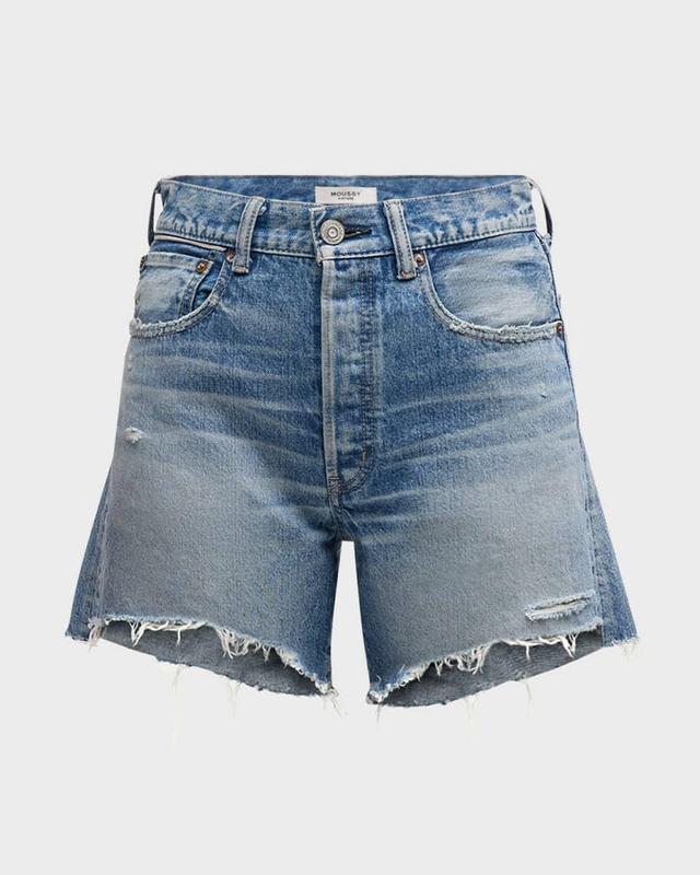 Graterford Distressed Denim Shorts Product Image