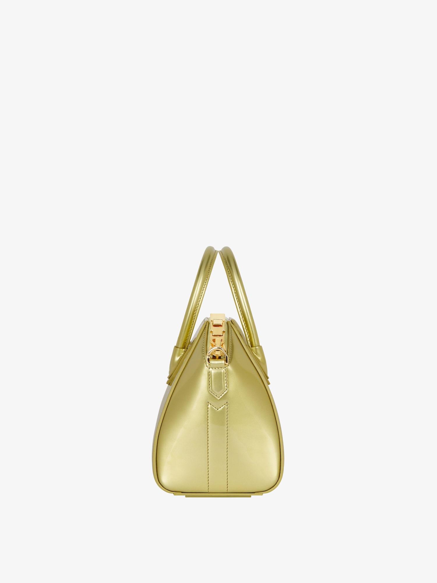 Mini Antigona bag in patent effect leather Product Image