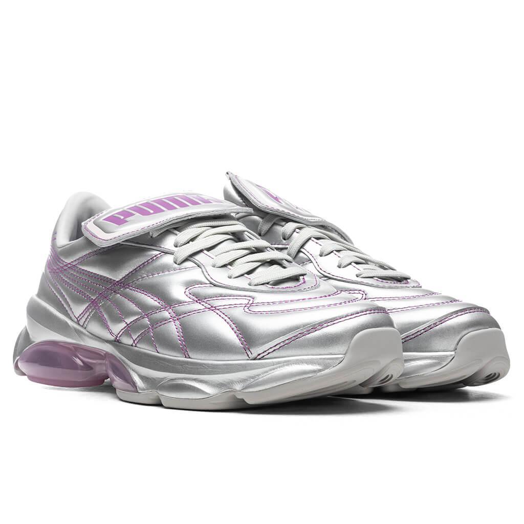 Puma x Dua Lipa Women's Cell King Metallic L - Puma Silver/Byzantium/Pink Lady Female Product Image