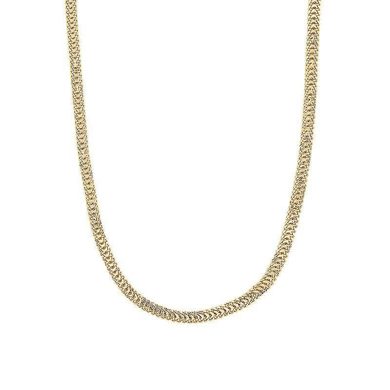 MC Collective Flat Link Chain Necklace, Womens, Gold Tone Product Image