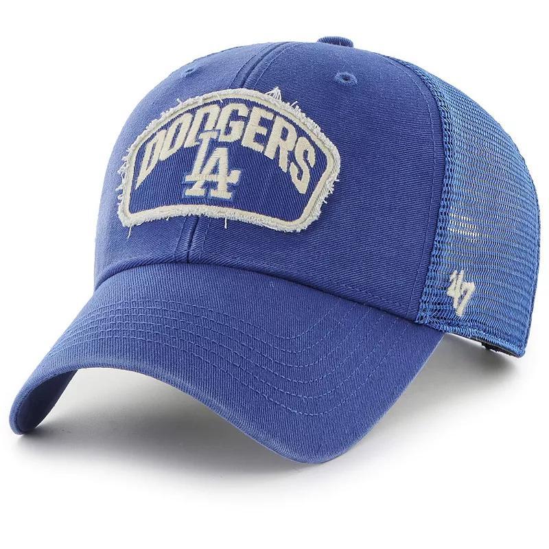 Mens 47 Royal Los Angeles Dodgers Cledus MVP Trucker Snapback Hat Product Image