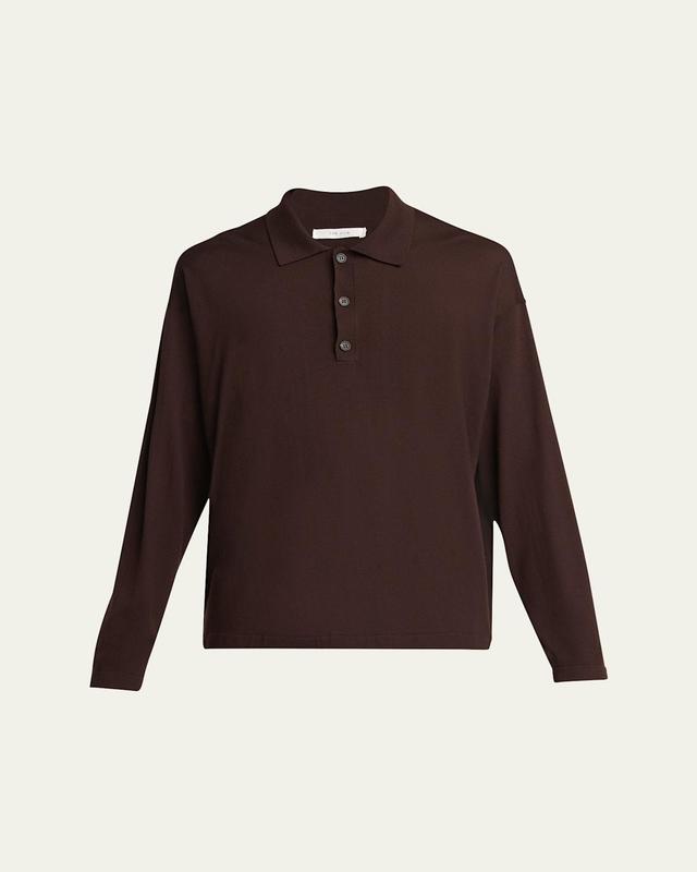 The Row Djon Polo Neutral. (also in L, M, S, XL). Product Image