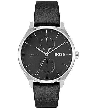 BOSS Tyler Leather Strap Watch, 43mm Product Image