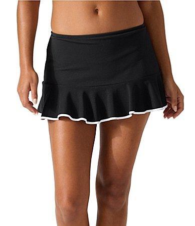 Tommy Bahama Island Cays Cabana High Waist Skirted Bikini Bottoms Product Image