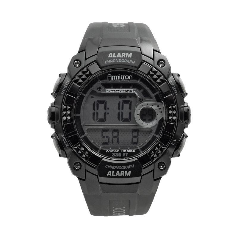 Armitron Mens Digital Watch - 40/8209BLK Grey Product Image