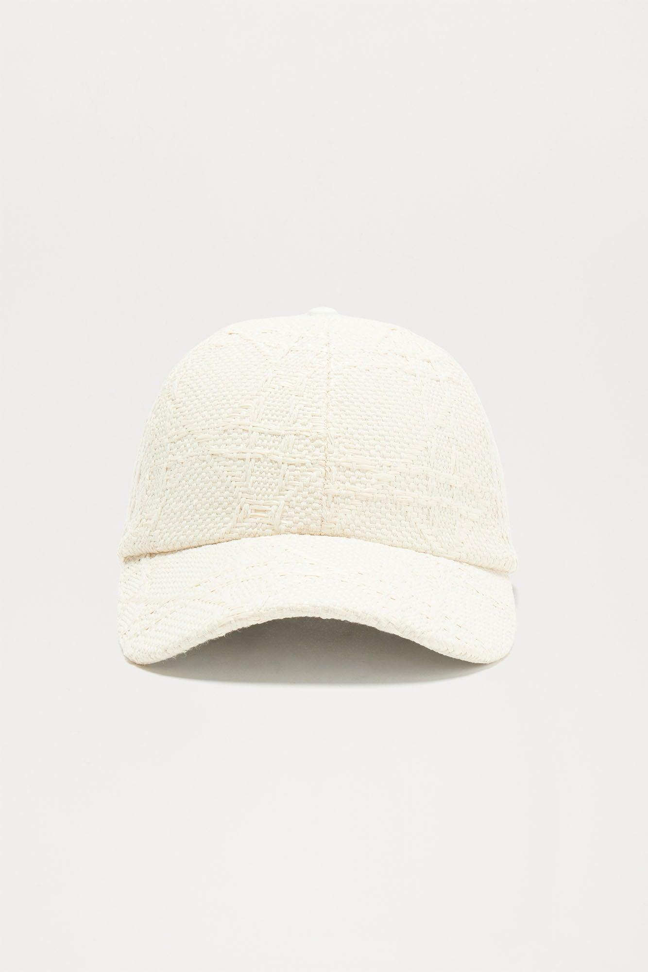 Luke Woven Structured Snapback - Cream Product Image