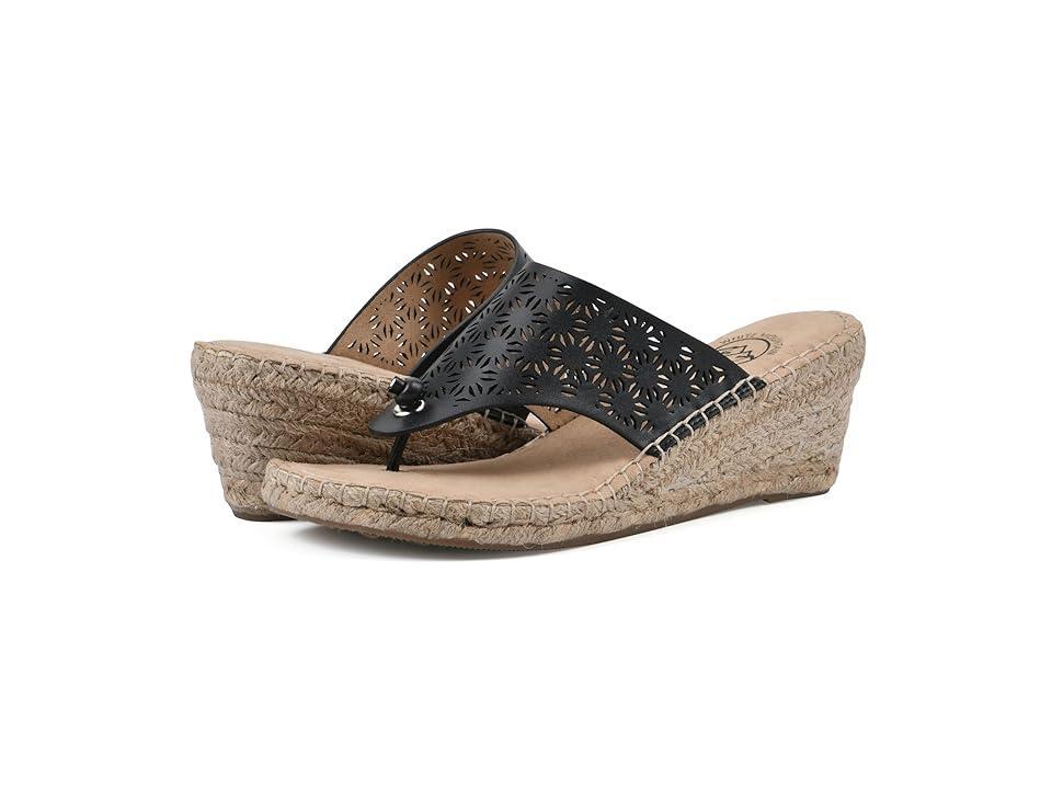 White Mountain Womens Beaux Espadrille Wedge Sandals Product Image