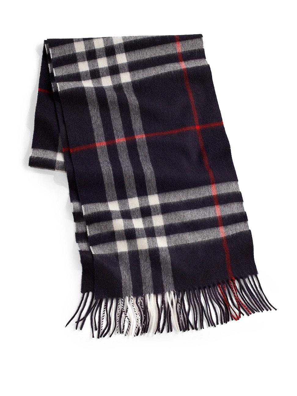 Mens The Classic Giant Check Cashmere Scarf Product Image