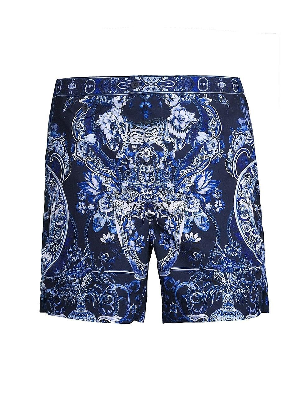 Mens Delft Dynasty Abstract Swim Shorts Product Image