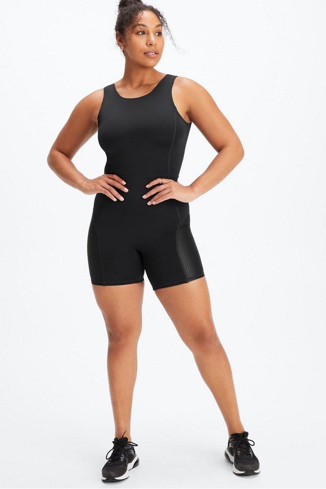 Fabletics Brianna Onesie Womens black plus Size 2X Product Image